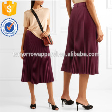 Плиссе-твил миди skirtManufacture оптом модные женские одежды (TA3013S)